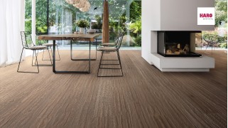 Dusumea Stejar Lava Brown Limewashed