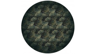 Covor rotund Ginko Leaf Green Round - Moooi Carpets